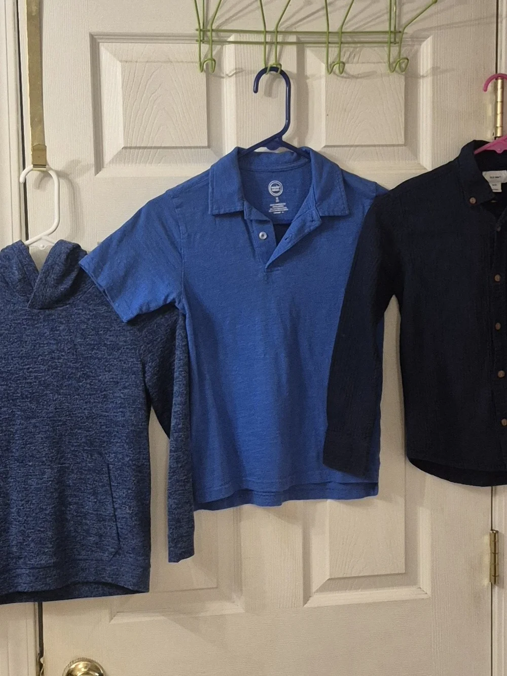 Lot of 3 Boys Shirts Med (8) Long & Short Sleeve Shirts 2 are wonder nation and